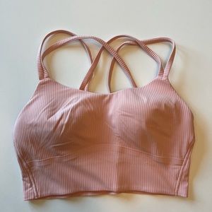 Lululemon Like A Cloud Ribbed Longline Sports Bra